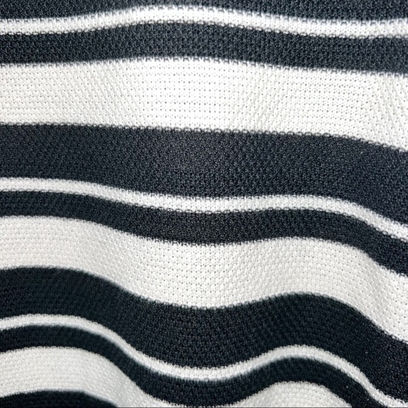 ⭐️ Basic Editions Knitted Striped Top in Ivory / Cream and Black - Picture 5 of 5